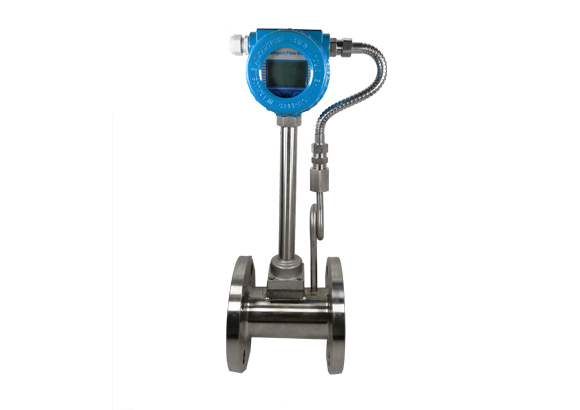 Steam vortex flowmeter