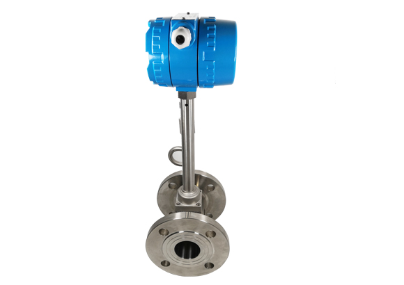 Gas vortex flow meter